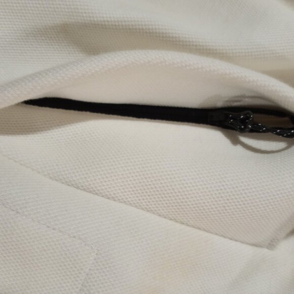 ADIDAS CREAM LONG SLEEVE HOODIE WITH BLACK TRIM MEN SIZE XL - Picture 9 of 11